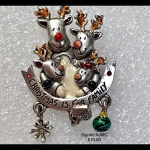Vintage Christmas Present Pin by Premier Designs